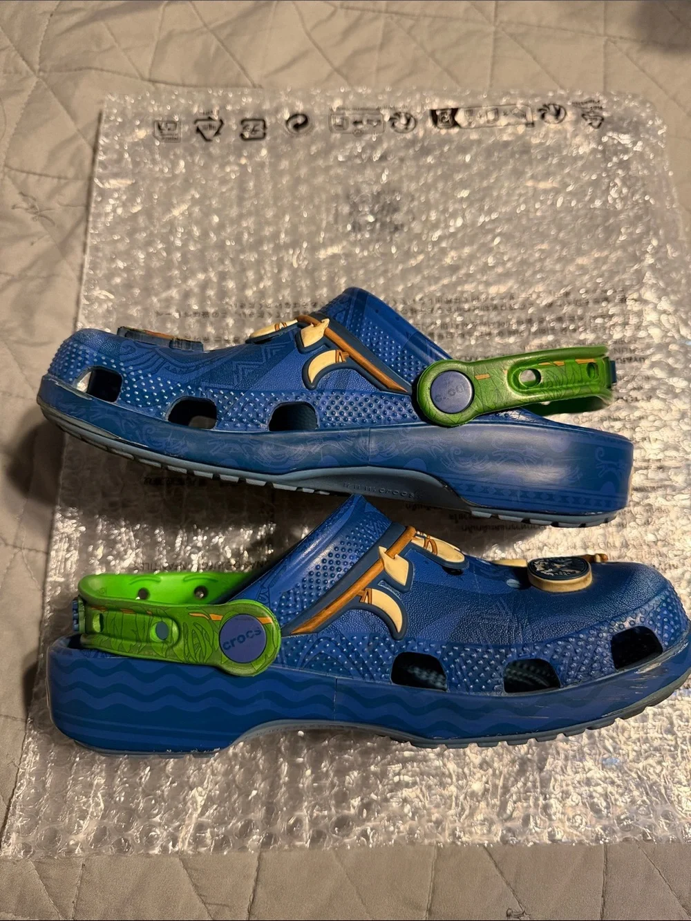 USED!!! CROCS x Disney Moana Maui - You’re Welcome- Kids Classic Clogs